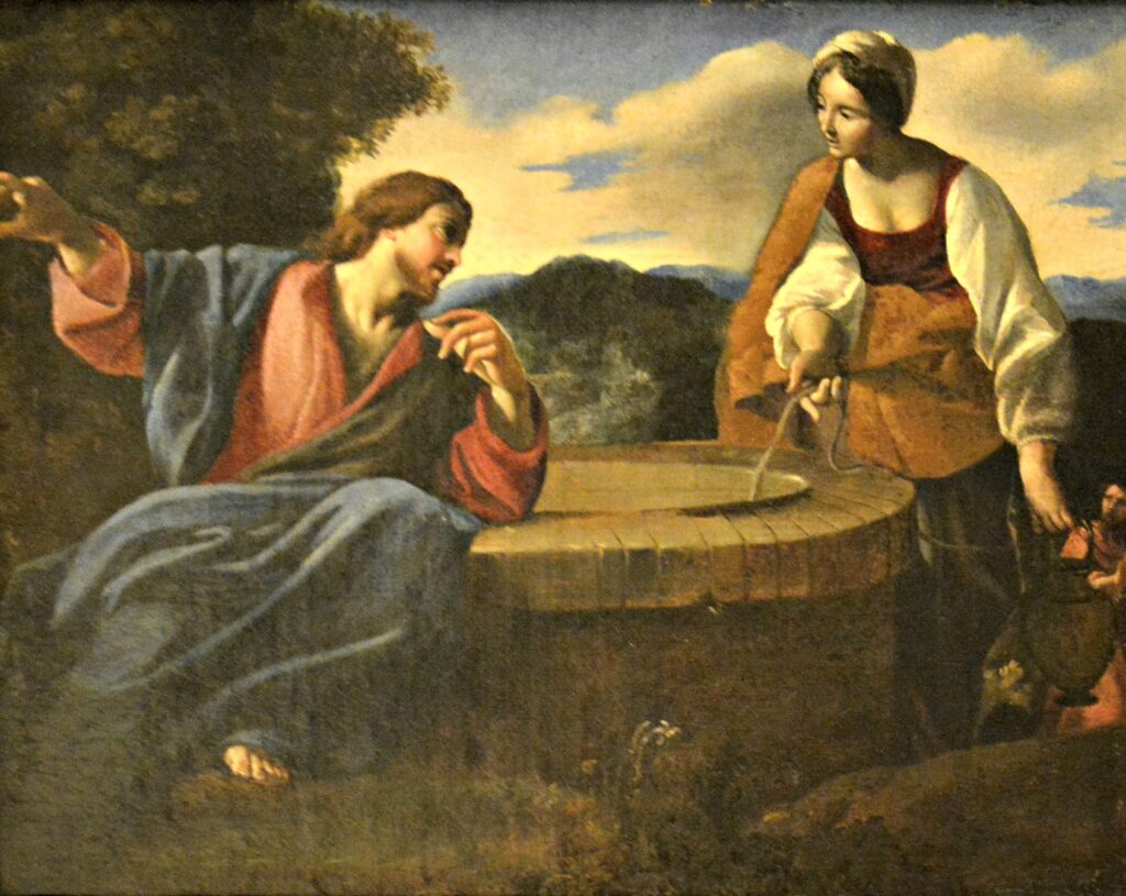 Samaritana al pozzo Giovanni Lanfranco