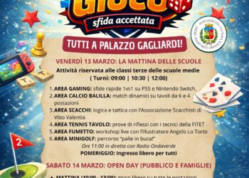 “Vibo in Gioco”: Palazzo Gagliardi diventa un grande spazio di gioco, creatività e comunità