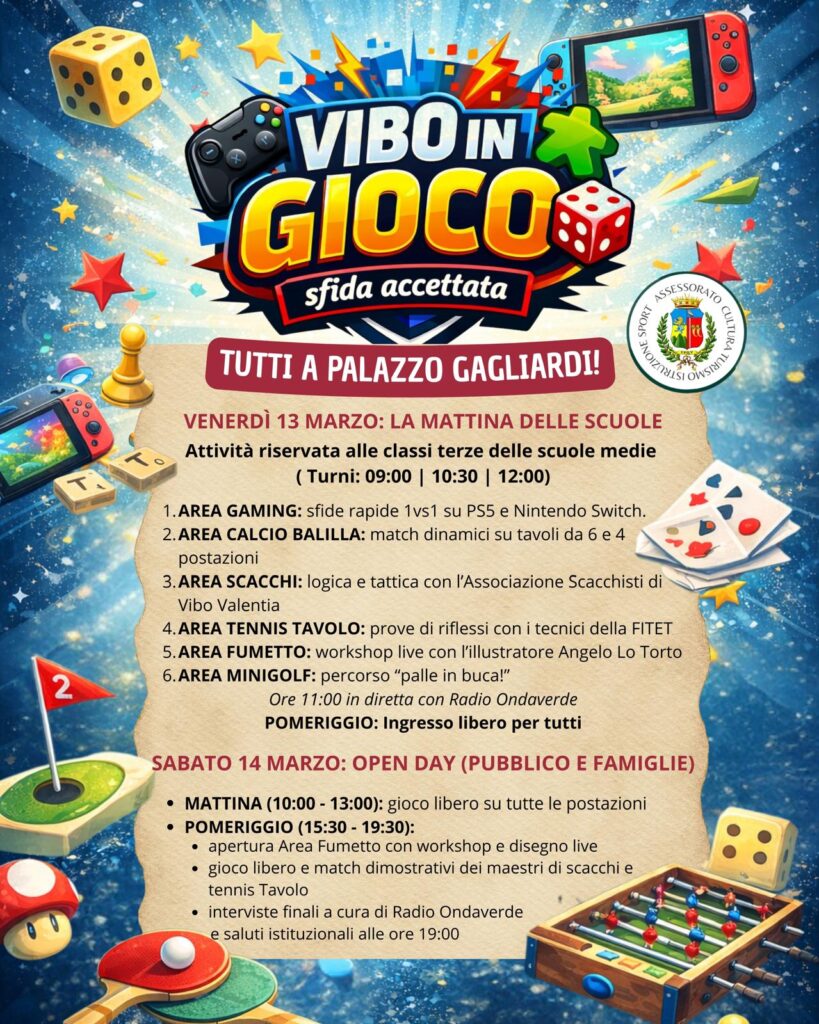 Vibo in gioco programma