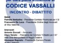 Vibo Valentia: incontro–dibattito sul Codice Vassalli e la riforma della giustizia, in vista dell’imminente referendum