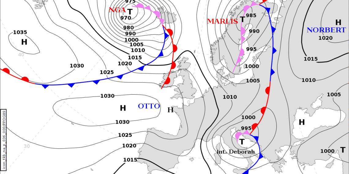 Sull’Italia si sta abbattendo un nuovo ciclone polare, si chiama Deborah