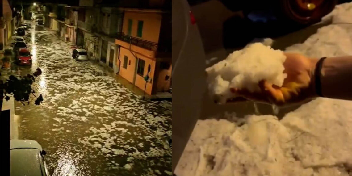 Danni e allagamenti a Cirò Marina a causa di una bomba d’acqua (VIDEO)