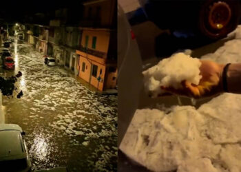 Danni e allagamenti a Cirò Marina a causa di una bomba d’acqua (VIDEO)