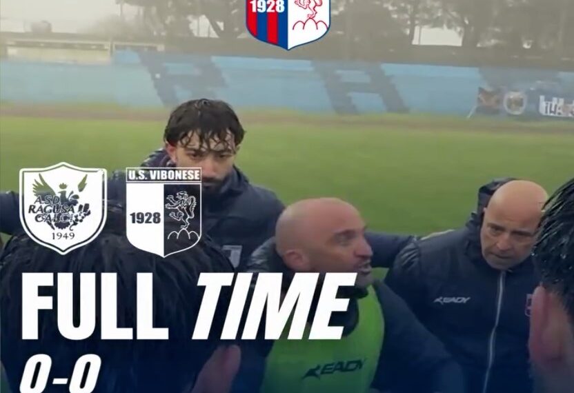 Calcio, il pareggio in terra siciliana è un punto che vale fiducia: la Vibonese riparte da Ragusa (VIDEO)