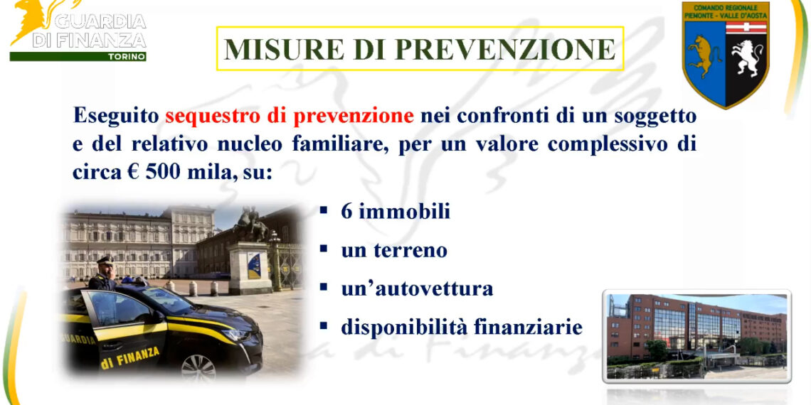 Sequestrati beni ad un pluripregiudicato di Torino legato alla ‘ndrangheta (VIDEO)