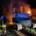 Incendiato l’escavatore impegnato nella costruzione dell’asilo nido comunale a Torano Castello