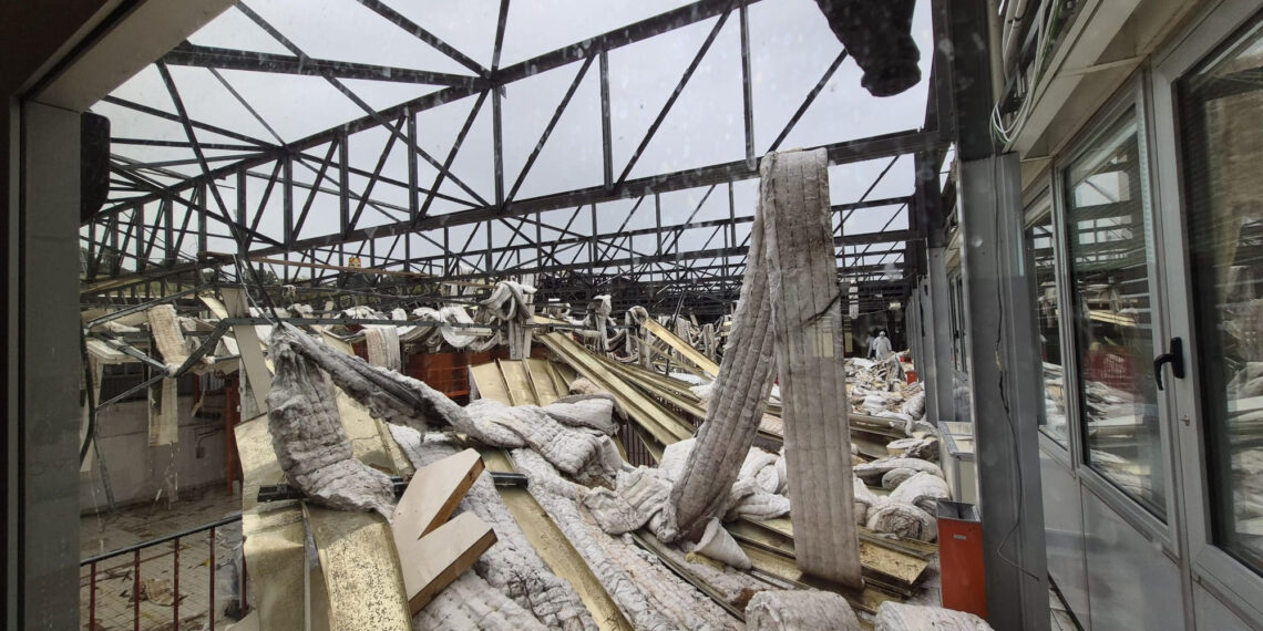 Emergenza maltempo. Ingenti danni per la Guglielmo Caffè. Il Presidente Falbo visita lo stabilimento