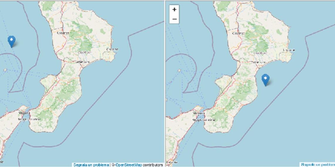In mattinata due lievi terremoti al largo delle coste calabresi
