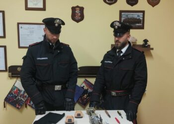 I Carabinieri impediscono un furto in un capannone di un’impresa edile del catanzarese