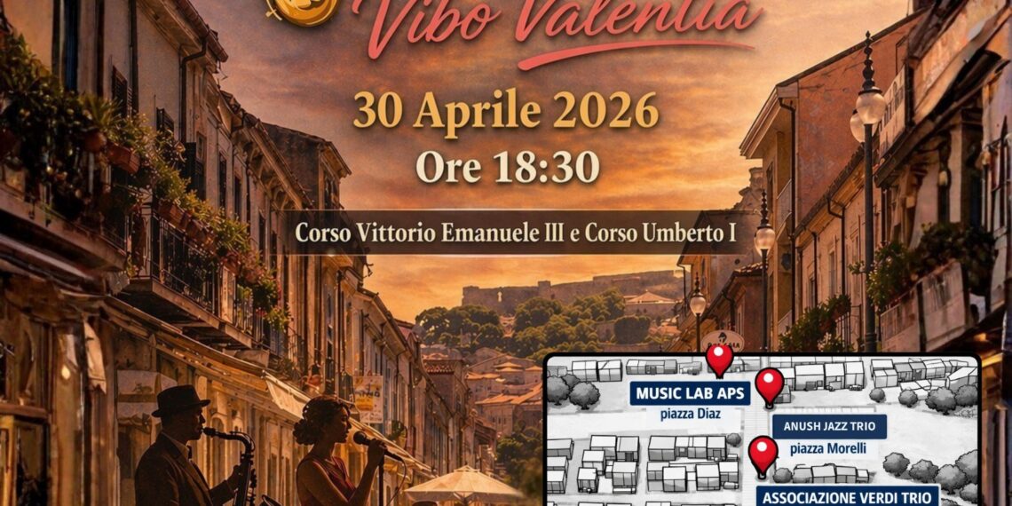 Giovedì a Vibo Valentia “Sunset Jazz”: quattro live per animare il centro città con aperitivi a tema nei locali aderenti
