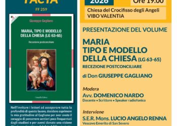 Maria, Tipo e Modello della Chiesa: a Vibo Valentia la presentazione del volume di Don Giuseppe Gagliano