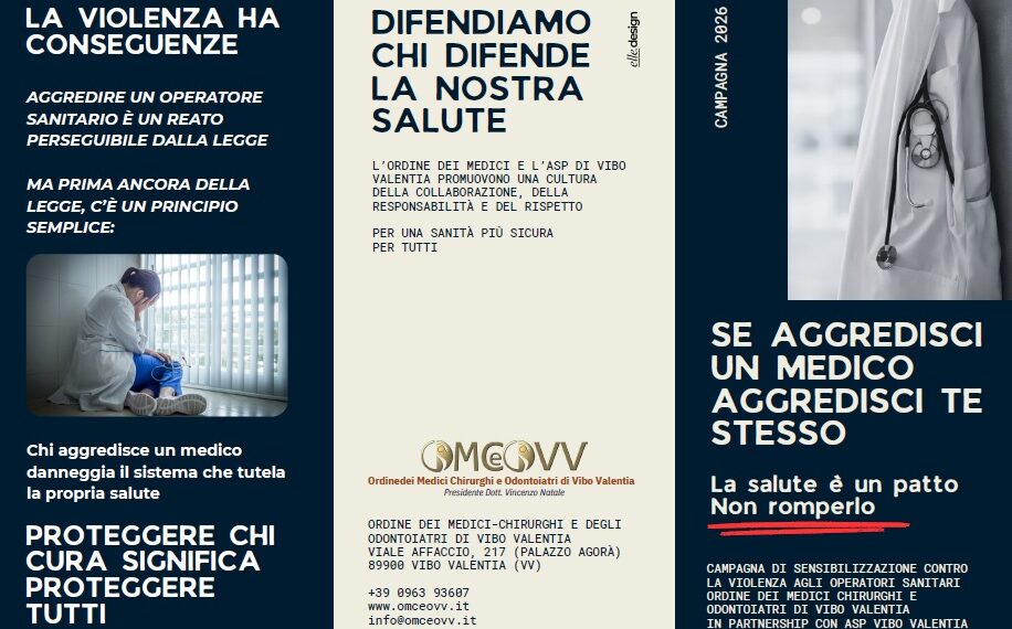 L’ordine dei Medici avvia una campagna di sensibilizzazione sulla violenza agli operatori sanitari (VIDEO)