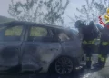 Auto prende fuoco tra Filogaso e Vazzano