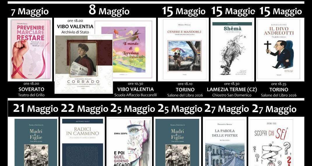 Il Maggio di Libritalia: il Festival diffuso della casa editrice vibonese
