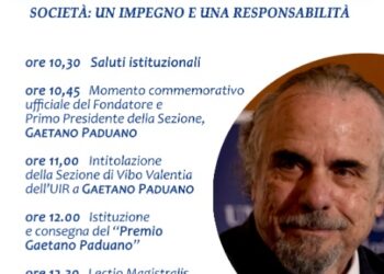 Memoria, istituzioni e valori della Repubblica: i vertici nazionale dell'UIR a Vibo Valentia nel ricordo di Paduano 4 Memoria, istituzioni e valori della Repubblica: i vertici nazionale dell’UIR a Vibo Valentia nel ricordo di Paduano