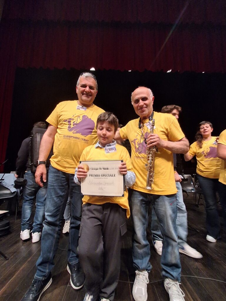 Giovanissimo talento vibonese premiato al Kroton SaxophonEvent 2026 3 20260503 213416