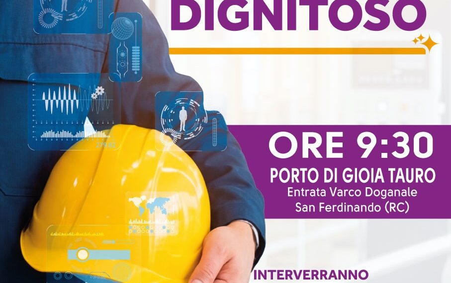 Primo Maggio, al Porto di Gioia Tauro manifestazione dei sindacati confederali