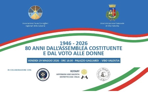 A Palazzo Gagliardi un incontro per celebrare gli 80 anni della Costituente 1 A Palazzo Gagliardi un incontro per celebrare gli 80 anni della Costituente