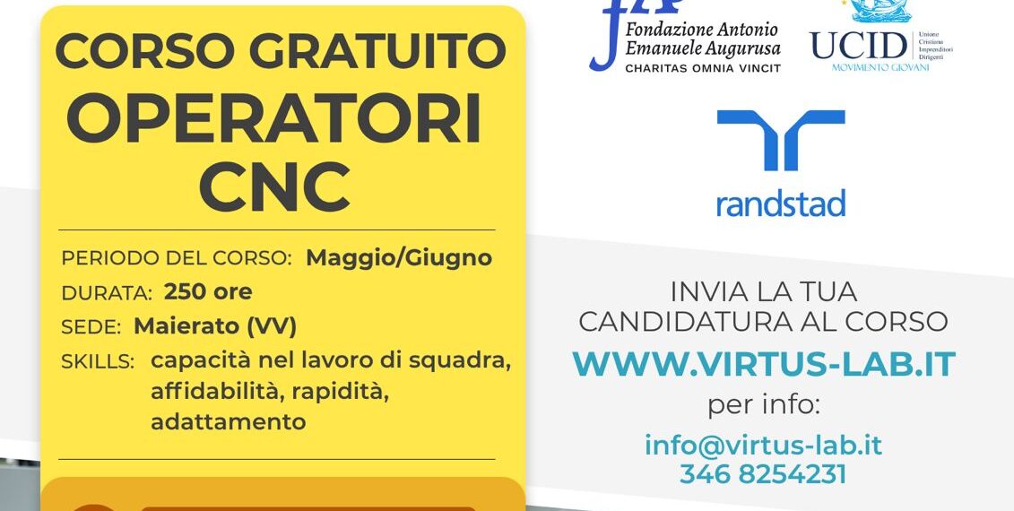 La Fondazione Augurusa propone corsi di formazione gratuita