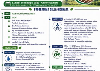 Al via le “Giornate Informative” per un’agricoltura sostenibile e la gestione efficiente delle risorse naturali
