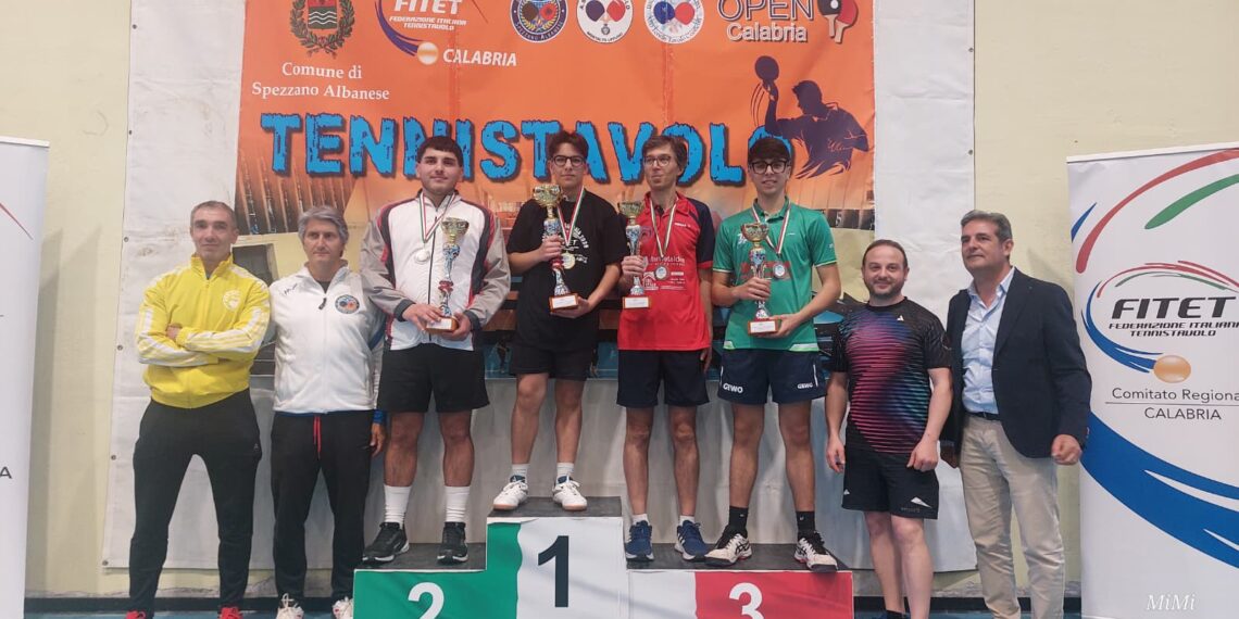 Tennis tavolo: il pongista vibonese Nicola Scuticchio domina la sesta categoria nelle finali regionali