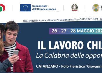 “Il lavoro chiama”: dal 26 al 28 maggio all’ente Fiera di Catanzaro al via la manifestazione dedicata a giovani, imprese e politiche attive