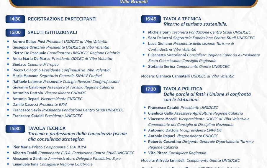 Turismo, sostenibilità e sviluppo territoriale secondo la visione dei Giovani Dottori Commercialisti ed Esperti Contabili 1 Turismo, sostenibilità e sviluppo territoriale secondo la visione dei Giovani Dottori Commercialisti ed Esperti Contabili