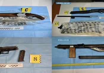 Scoperto e sequestrato a Reggio Calabria un piccolo arsenale di armi