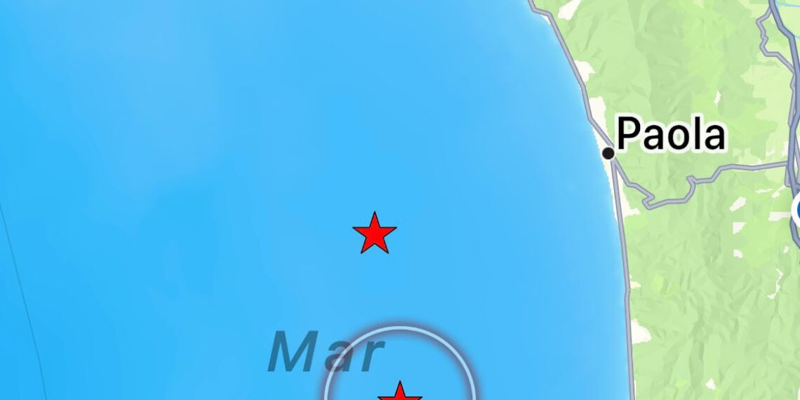 Forte sequenza sismica in Calabria. La scossa più forte alle 0,13