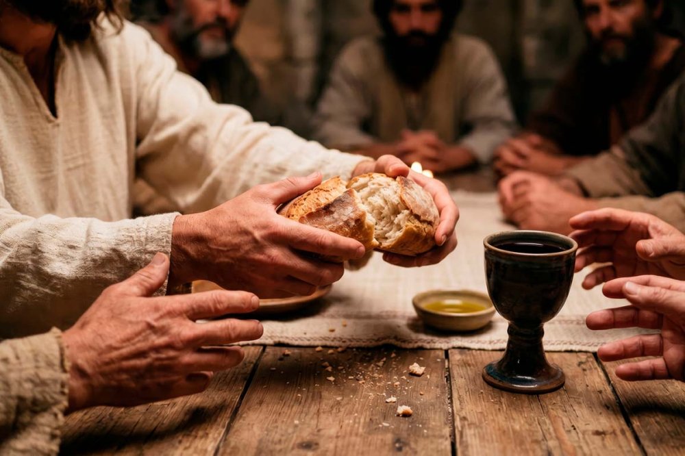 Don Fiorillo, Gesù si dona a noi servendosi di due elementi poveri: il pane ed il vino, segni di unità e comunione 2