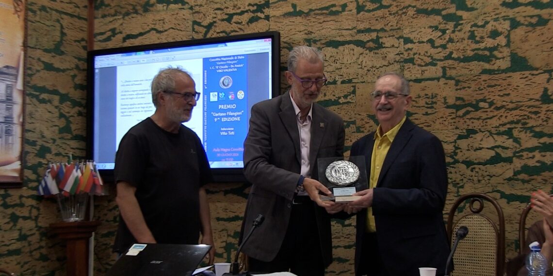 Consegnato a Vito Teti il Premio Filangieri (VIDEO)
