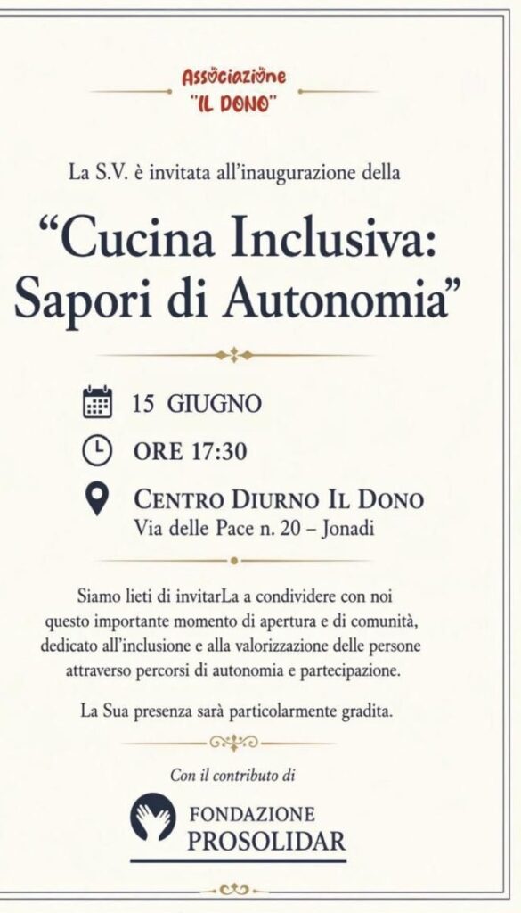 cucina inclusiva