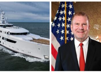 Vibo Marina al centro della diplomazia internazionale: il porto accoglie l’Ambasciatore USA e il suo “palazzo galleggiante”