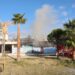 Fiamme nello storico Lido Comunale di Reggio Calabria