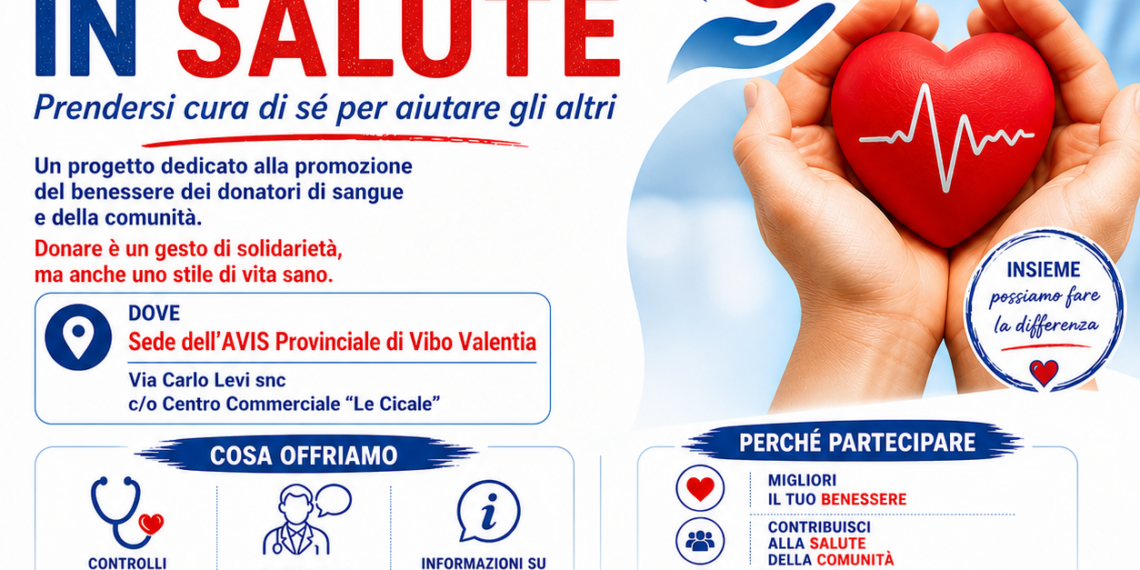 Al via il progetto sperimentale "Donatori in Salute": prevenzione e tutela della salute dei donatori 1 Al via il progetto sperimentale “Donatori in Salute”: prevenzione e tutela della salute dei donatori