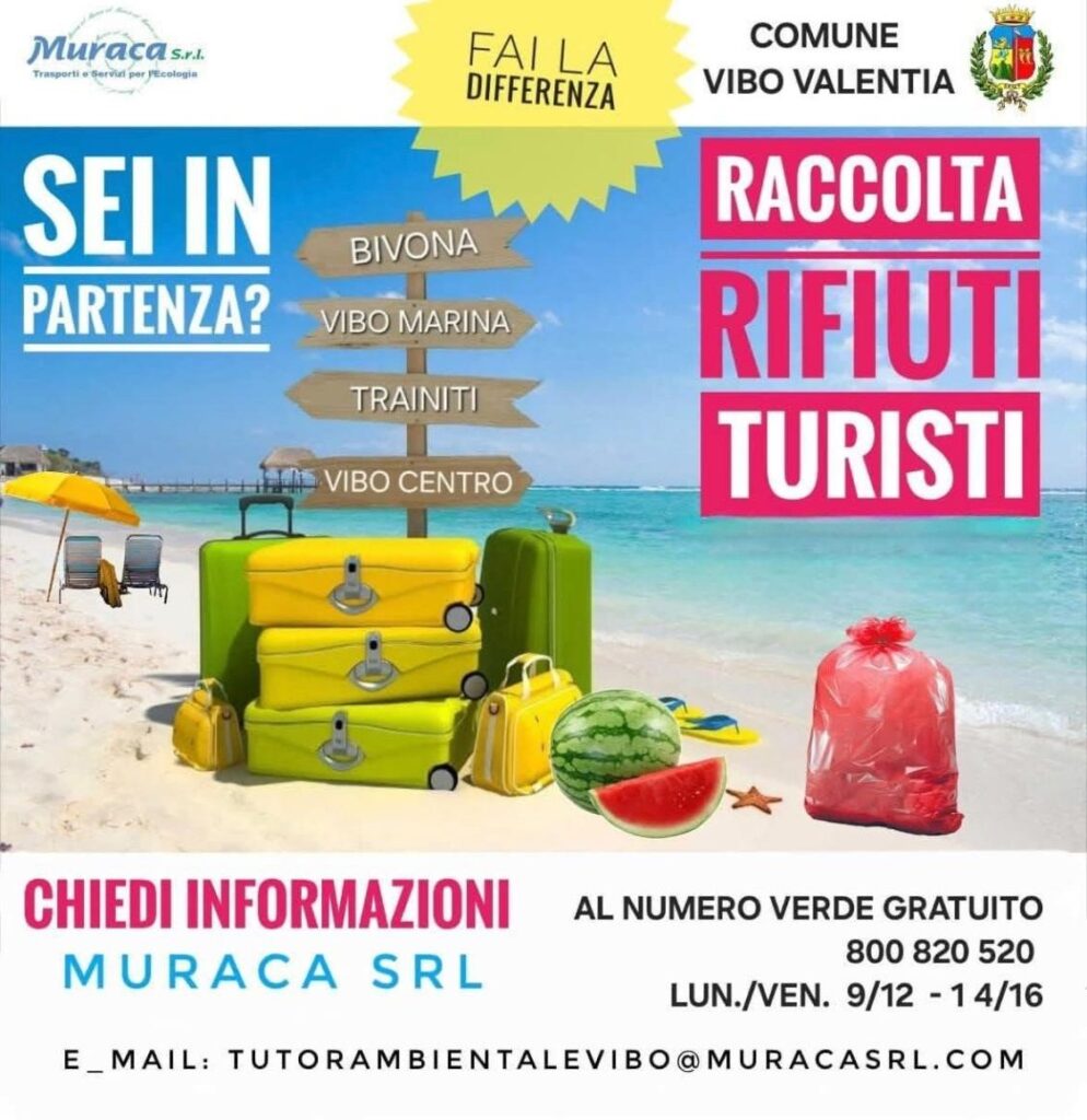 raccolta rifiuti turisti
