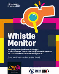 Whistleblowing, Calabria tra le ultime in Italia: Libera lancia l'allarme sulla tutela di chi denuncia illeciti 4 Whistleblowing, Calabria tra le ultime in Italia: Libera lancia l’allarme sulla tutela di chi denuncia illeciti