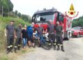 Monterosso Calabro, i Vigili del fuoco recuperano un ciclista che si era perso