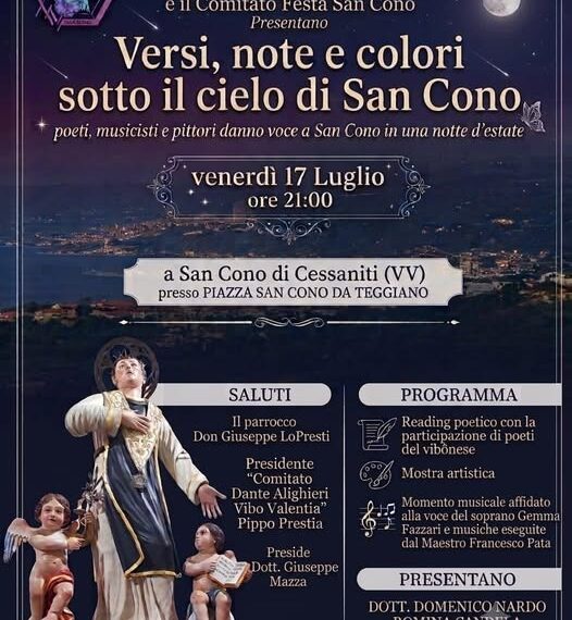 Versi, note e colori sotto il cielo di San Cono. La piazza si fa poesia, arte e musica 1 Versi, note e colori sotto il cielo di San Cono. La piazza si fa poesia, arte e musica