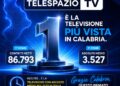 Auditel: TeleSpazio TV è la televisione più vista della Calabria