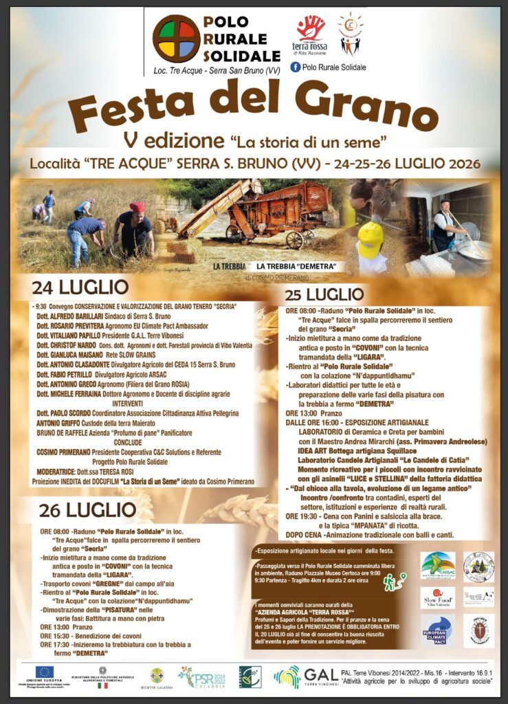 La Festa del Grano di Serra San Bruno entra tra gli eventi ufficiali del European Climate Pact 2 WhatsApp Image 2026 07 18 at 15.38.07