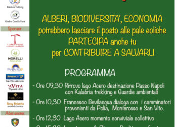 “Una bella gita al Lago Acero” per ribadire un deciso NO alle grinfie devastatrici delle pale eoliche