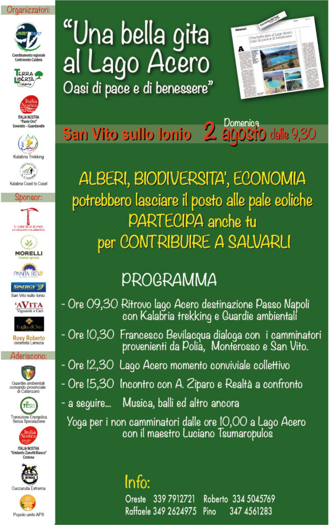 "Una bella gita al Lago Acero" per ribadire un deciso NO alle grinfie devastatrici delle pale eoliche 3 WhatsApp Image 2026 07 27 at 13.23.07 1