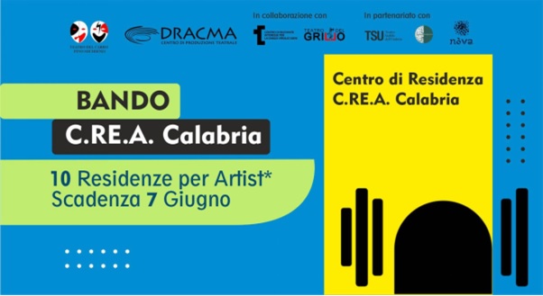 Boom di domande di partecipazione al primo bando del C.Re.A. - Centro di Residenza Artistica della Calabria 1 Boom di domande di partecipazione al primo bando del C.Re.A. – Centro di Residenza Artistica della Calabria