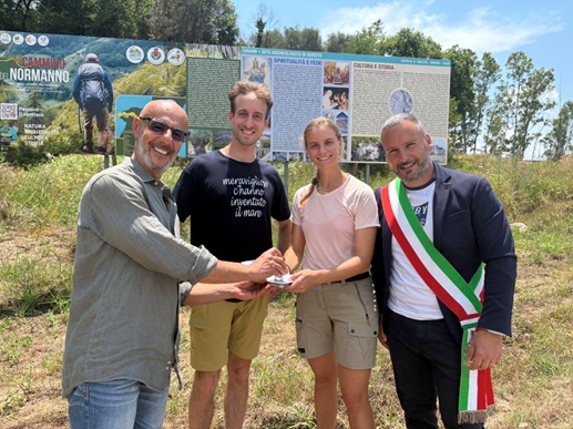 "Diario del Cammino del Normanno": quando il viaggio diventa racconto dell'anima 6 cammino sindaco 1