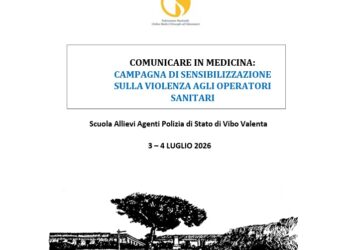 Vibo Valentia accoglie un grande evento della medicina italiana dedicato alla sensibilizzazione contro la violenza agli operatori sanitari