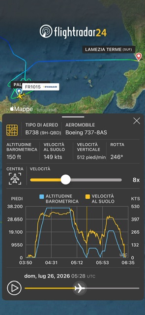 Palermo: volo da Milano dirottato a Lamezia Terme 2 img 1350