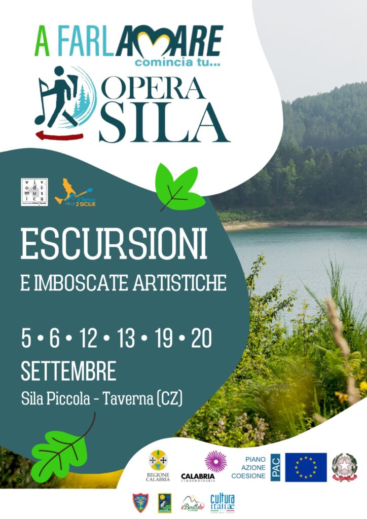Opera Sila, il nuovo capitolo di “A Farla Amare Comincia Tu” tra sentieri, laghi e boschi della Sila Piccola 2 locandina Opera Sila 2026