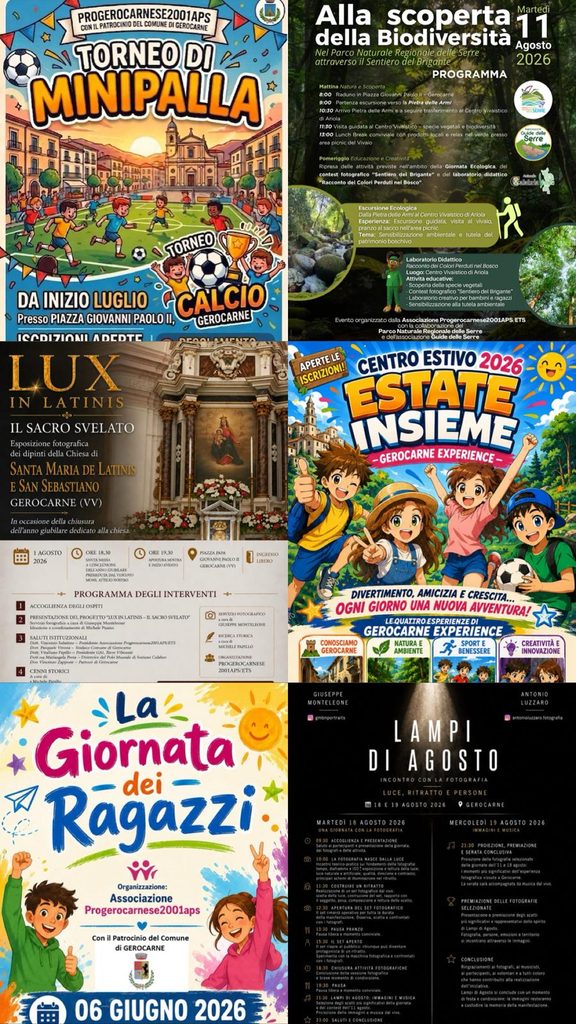 Si chiude con il centro estivo il cartellone della Progerocarnese, ricco programma di eventi tra sport, cultura, natura e fotografia 2 1000222126