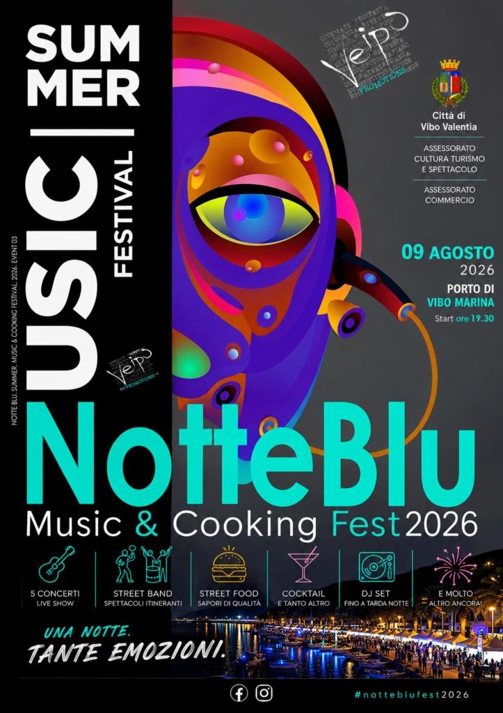 Torna a Vibo Marina la "Notte Blu Music & Cooking Festival": musica, sapori e divertimento sul lungomare 2 NUOVO